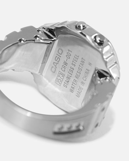Casio CRW001-1D Ring Watch Silver
