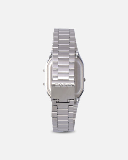 Casio AQ230A-7D Watch Silver/White