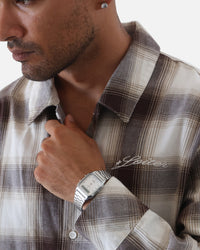 Casio AQ230A-7D Watch Silver/White
