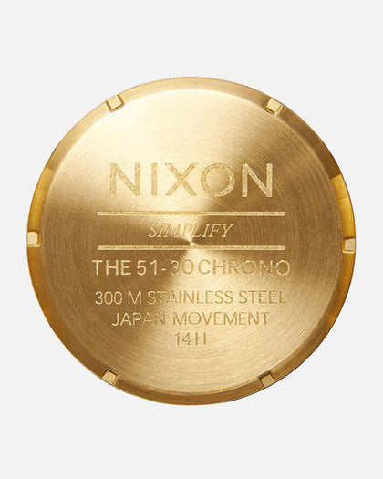Nixon 51-30 Chrono Gold/Black