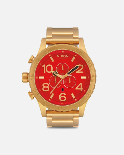 Nixon 51-30 Chrono Gold/Red