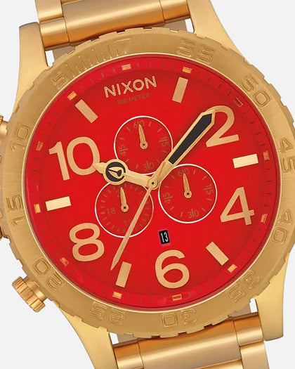 Nixon 51-30 Chrono Gold/Red