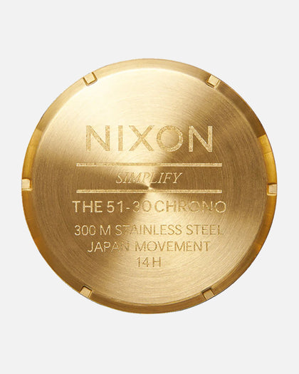 Nixon 51-30 Chrono Gold/Red