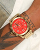 Nixon 51-30 Chrono Gold/Red