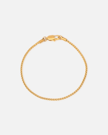 Saint Morta 2MM Palm Chain Bracelet Gold