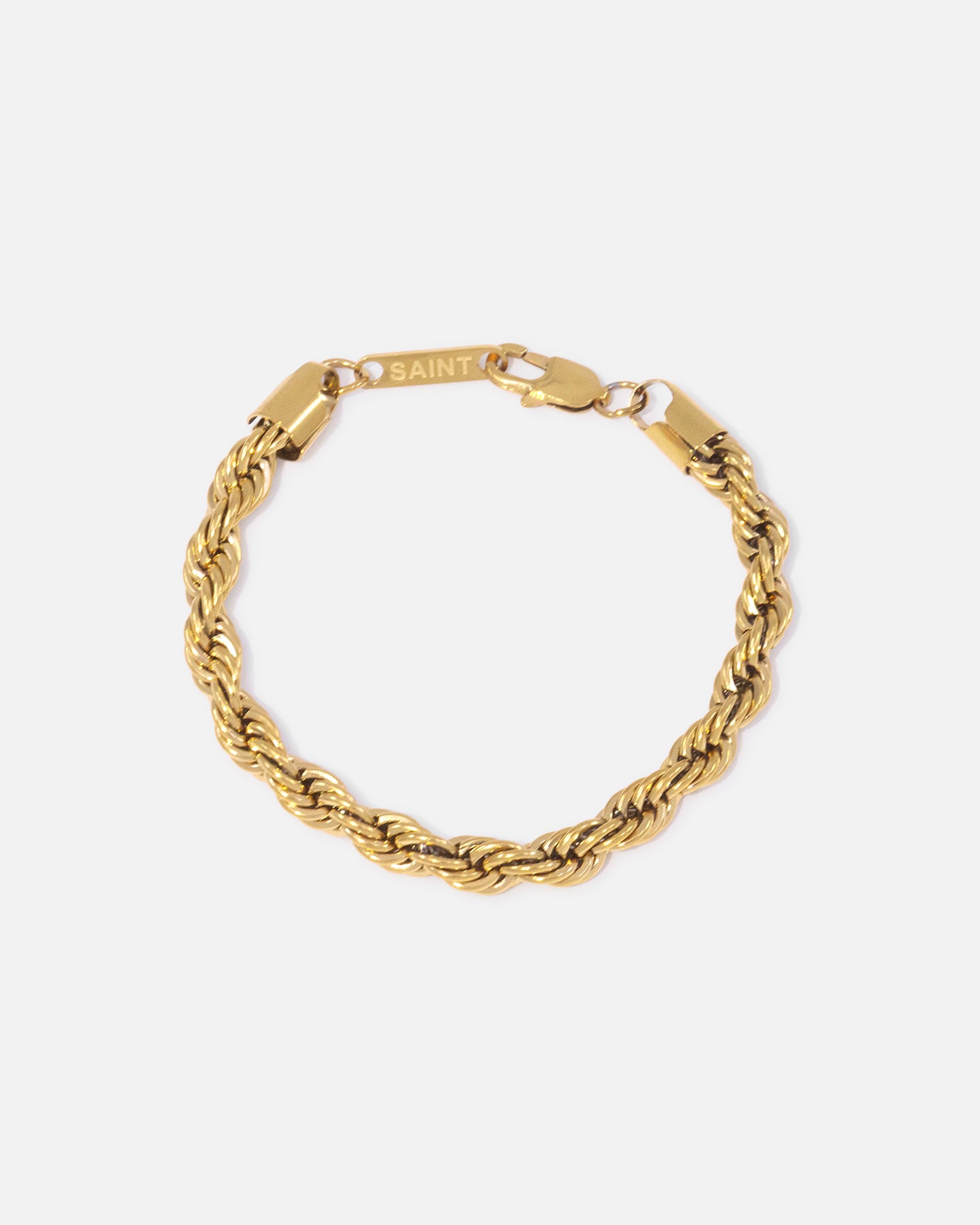 Saint Morta 8mm Rope Chain Bracelet Gold | Culture Kings