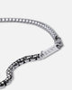 Saint Morta 5mm Round Box Chain White Gold