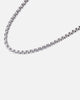 Saint Morta 5mm Round Box Chain White Gold