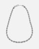 Saint Morta 8mm Rope Chain White Gold