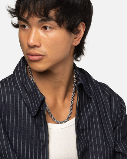 Saint Morta 8mm Rope Chain White Gold