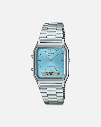 Casio AQ230A-2A1 Watch Silver/Turquoise