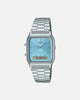 Casio AQ230A-2A1 Watch Silver/Turquoise