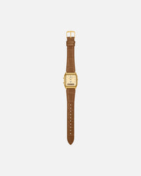 Casio AQ230EGL-9A Watch Black/Gold/Tan