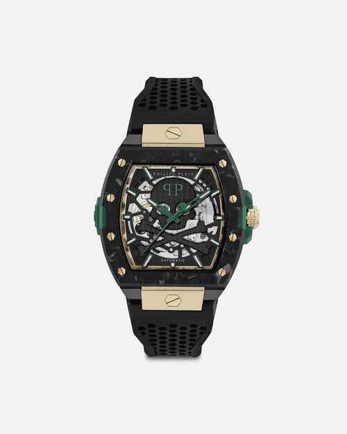 Philipp Plein The Skeleton Auto Watch Black