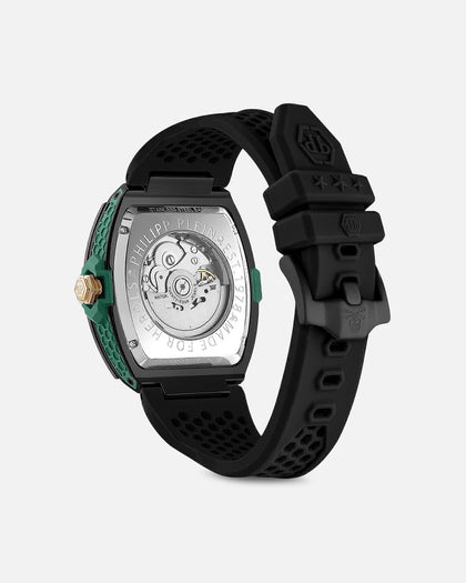 Philipp Plein The Skeleton Auto Watch Black