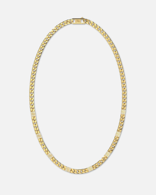 Guess Mainline 21" 4G Chain Pave Necklace Gold