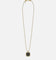 Guess Mainline Back To Black Octagon Necklace Black/Gold