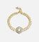 Guess Mainline Women's Lioness Queen Octagon Bracelet Gold