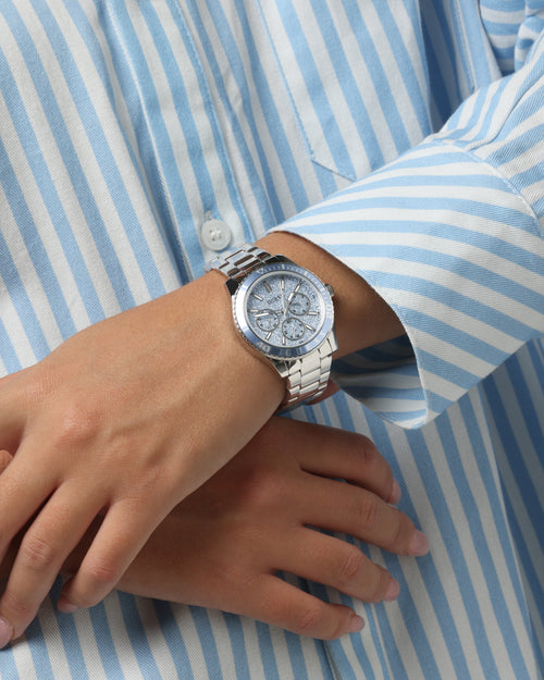Guess Mainline Mariana Watch Silver/Blue