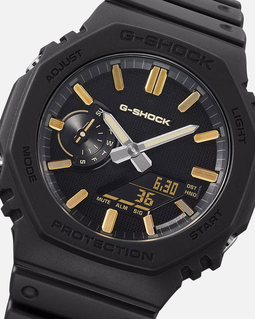 G Shock GA-2100LXB-1A9DR Watch Black/Gold