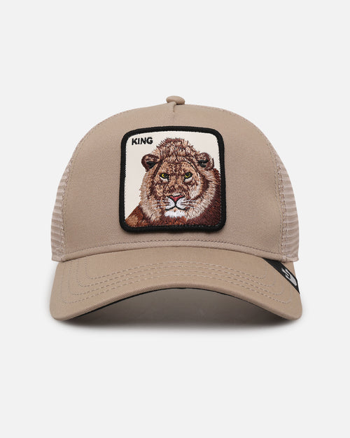 Goorin Bros The King Lion Trucker Snapback Khaki