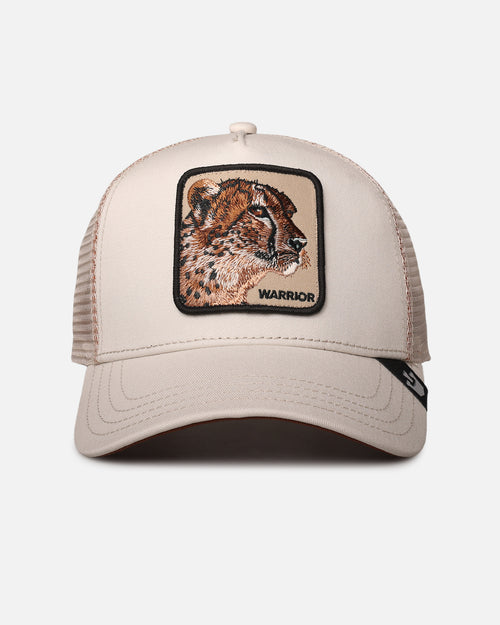 Goorin Bros The Warrior Cheetah Trucker Snapback Cream