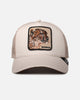 Goorin Bros The Warrior Cheetah Trucker Snapback Cream