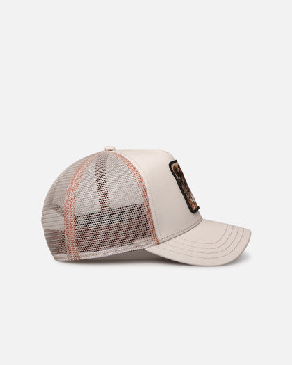 Goorin Bros The Warrior Cheetah Trucker Snapback Cream