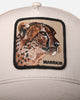 Goorin Bros The Warrior Cheetah Trucker Snapback Cream