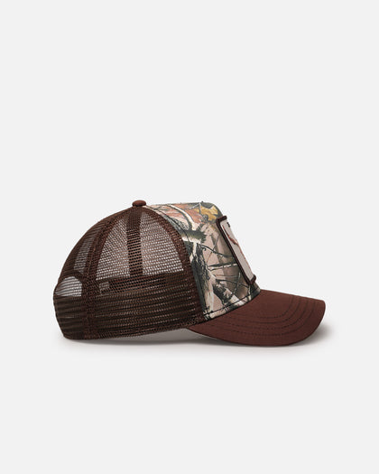 Goorin Bros Six Feet Under Trucker Snapback Real Tree Camo