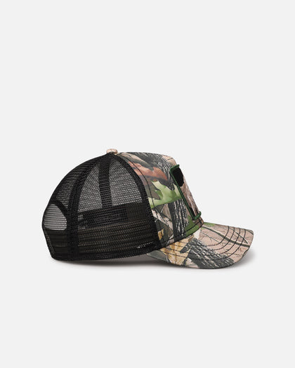 Goorin Bros Deceptive Trucker Snapback Real Tree Camo