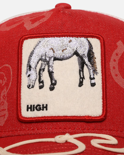 Goorin Bros Way Up Trucker Snapback Red