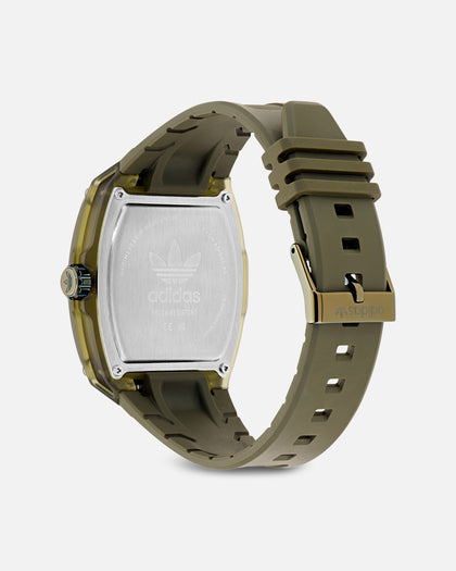 Adidas Originals City Tech Five Crystal Watch Dark Green
