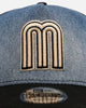 New Era Mexico National Baseball Team 'Bleach' 9FORTY A-Frame Trucker Snapback Denim
