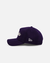 New Era Los Angeles Lakers 'Candy Cane Side Patch' 9FORTY A-Frame Snapback Official Team Color