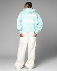 Loiter Cloud 9 Zip Hoodie Light Blue
