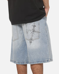 Saint Morta Amplus Devotion Denim Jorts Vintage Blue