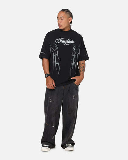 Saint Morta Consortium Boxy T-Shirt Black