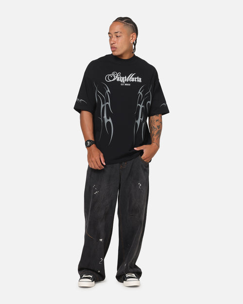 Saint Morta Consortium Boxy T-Shirt Black