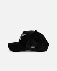 New Era Florida 'Velvet Hearts' 9FORTY A-Frame Snapback Marlins Black