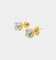 Saint Morta Round Cut Earrings Iced Gold