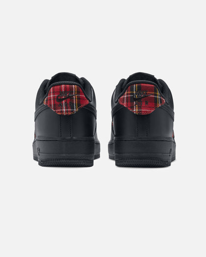 Nike Women's Air Force 1 '07 "Plaid" Black/Black