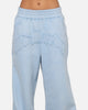 Ed Hardy Fray Track Pants Blue