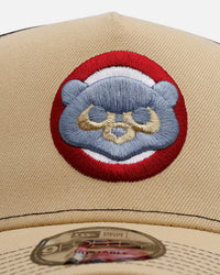 New Era Chicago Cubs 'Vintage Truckers' 9FORTY A-Frame Trucker Snapback Vegas Gold
