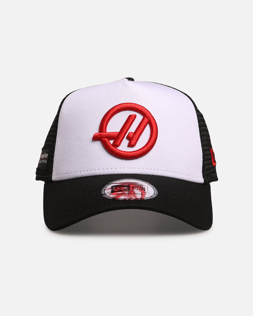 New Era X Haas F1 9FORTY A-Frame Trucker Snapback Black