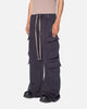 MNML Rave Double Cargo Sweatpants Washed Black