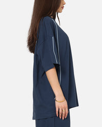 Carre International Star T-Shirt Navy
