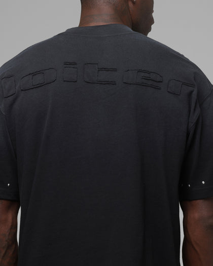 Loiter Rodeo Applique T-Shirt Black