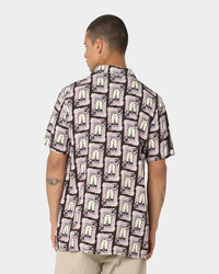 Carre Parisian Rugu Short Sleeve Button Up Shirt Multi-coloured