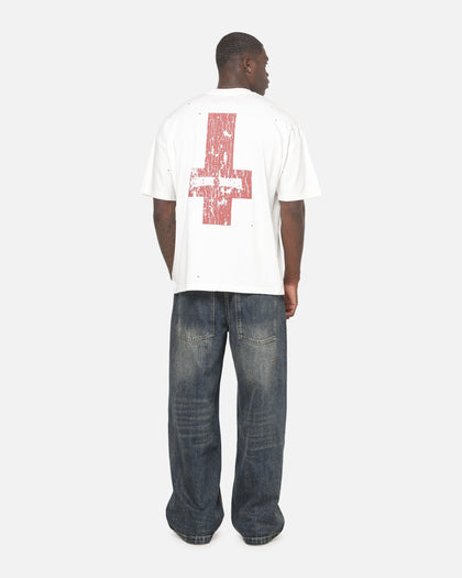 Saint Morta Saints Marked Boxy T-Shirt Off White